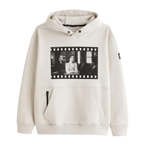 4-Way Stretch Men’s Hoodie: Oversized Luxury, Embroidered Streetwear