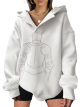 New Plus Size Drop Shoulder Casual Street Hoodie