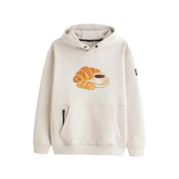 Oversized Luxury Men’s Hoodie – 4-Way Stretch Cotton-Polyester Streetwear